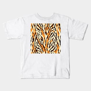 Animal Prints Tiger Pattern 2 Kids T-Shirt